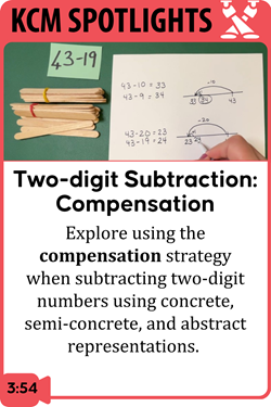 Two-Digit Subtraction: Compensation Strategy